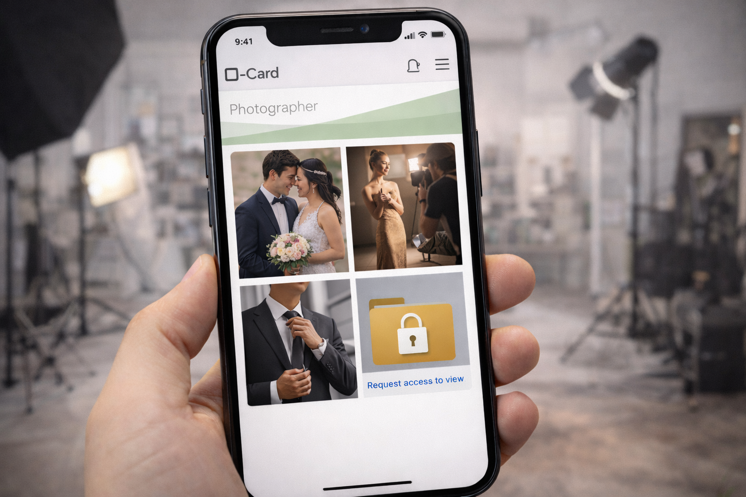 Portfolio et accès privé sur i-Card